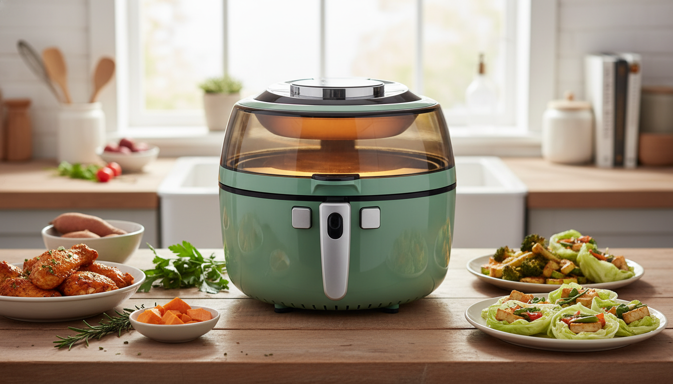 6.5L Smoke-Reduced Air Fryer for Fast, Crispy Meals