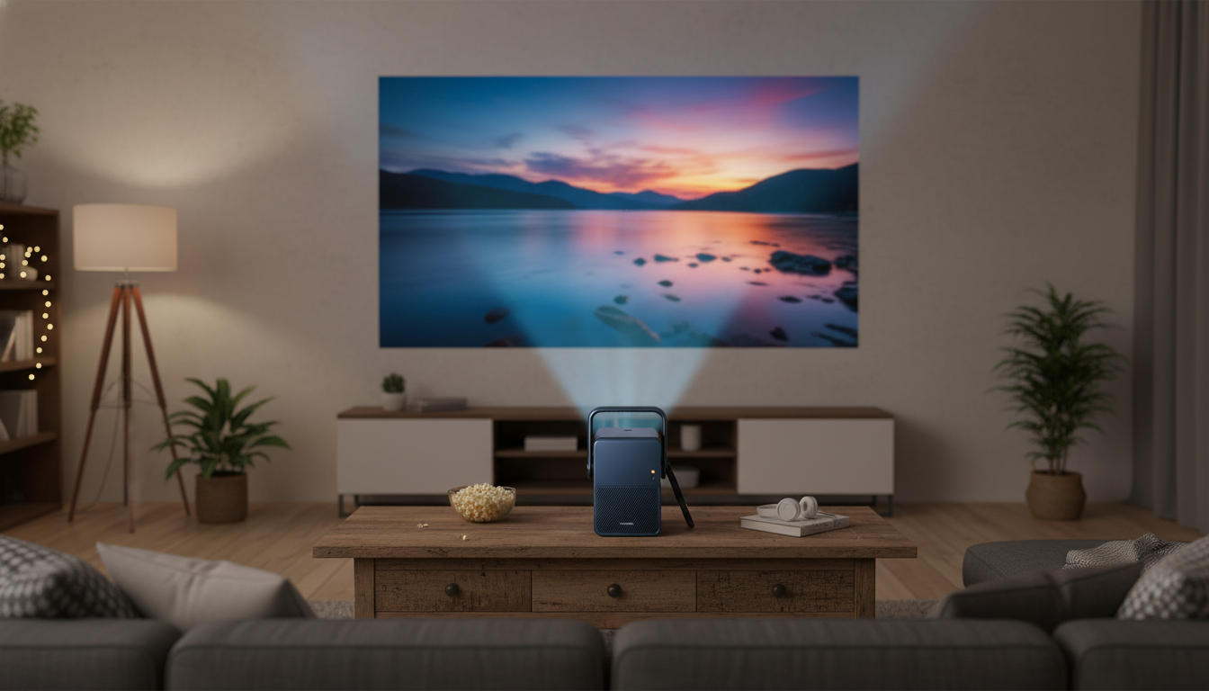 1000 ANSI Android 4K Projector: Dolby Audio & Smart Apps