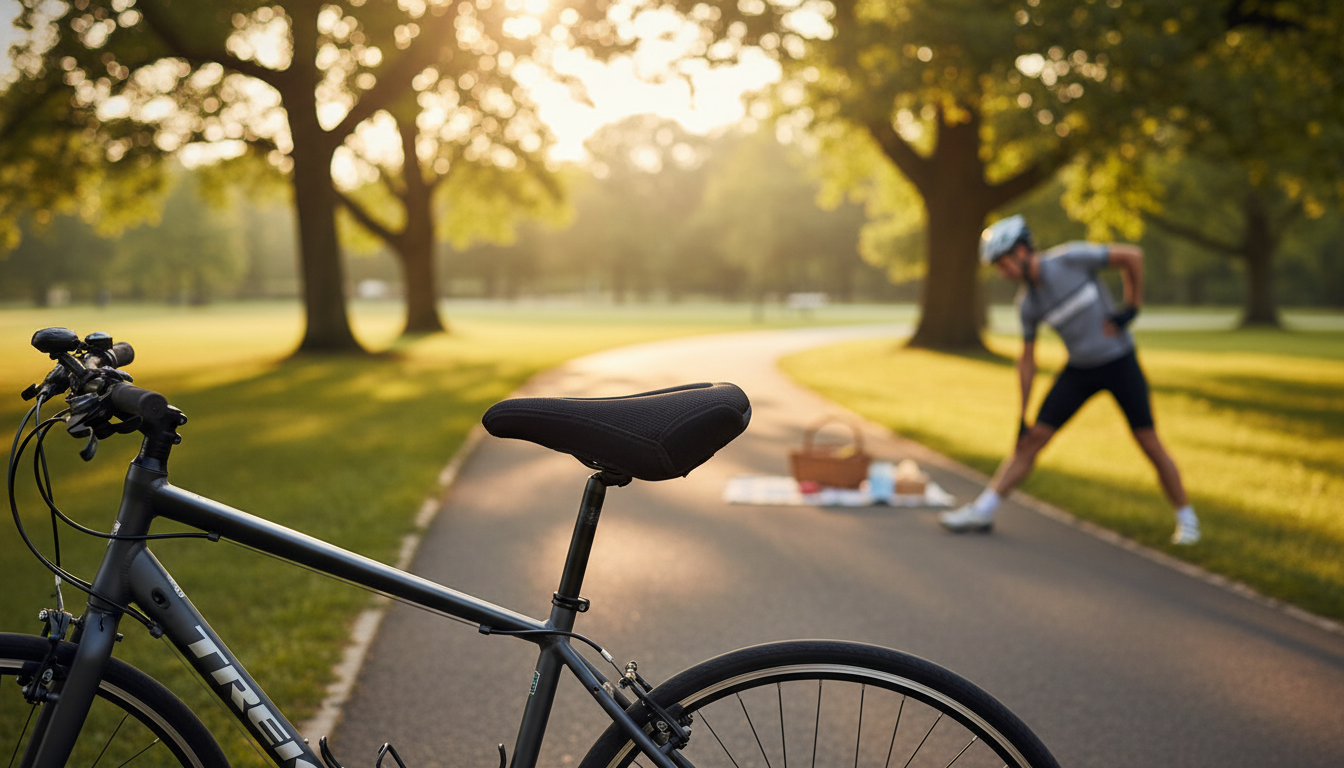 Breathable Air-Cushion Bike Saddle Cover for Comfort