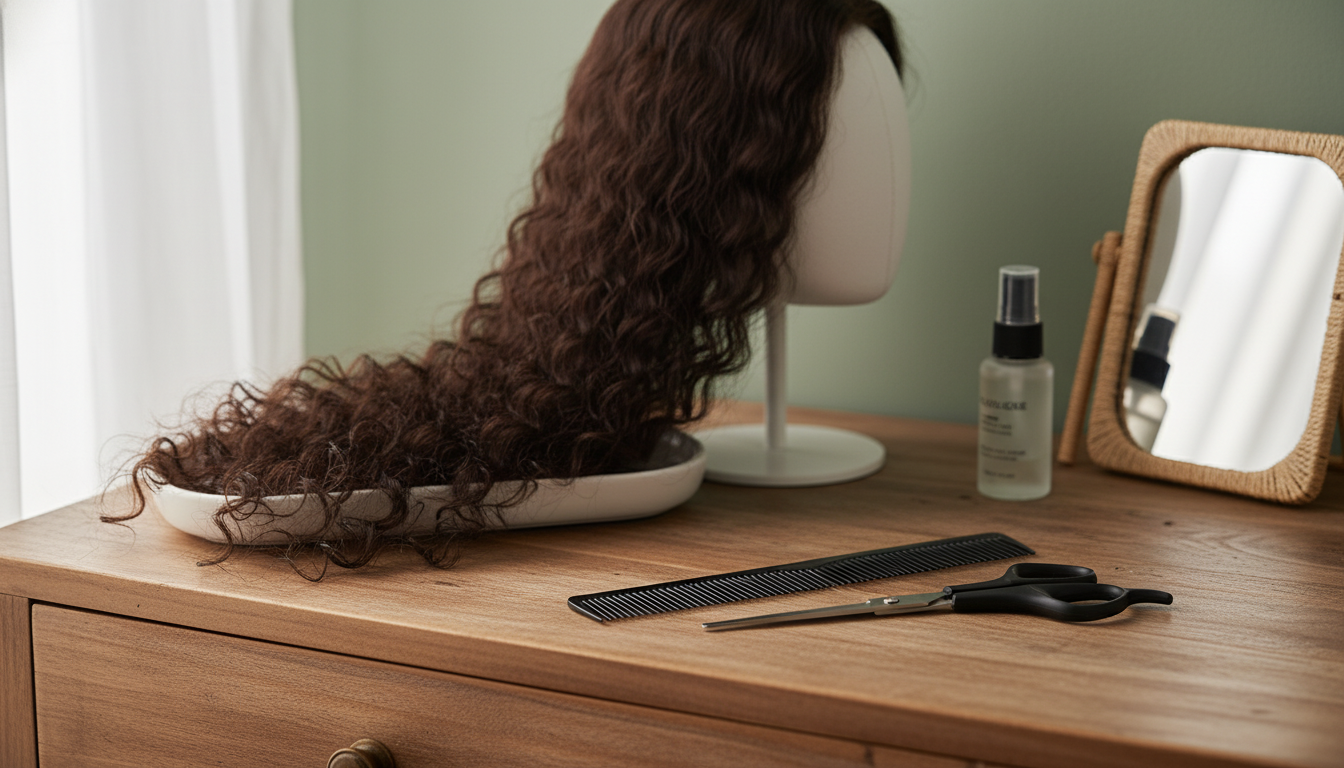 Thin & Style Real-Hair Wigs: Pro Scissors Set Guide